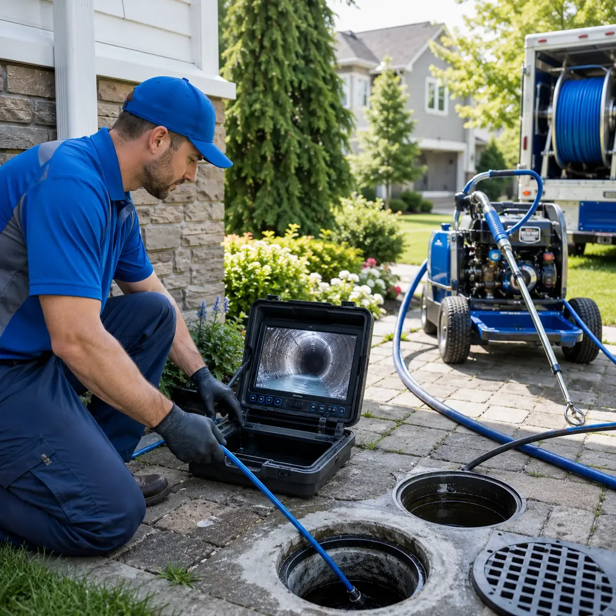 Outdoor drain cleaning professionals serving New Haven, IN